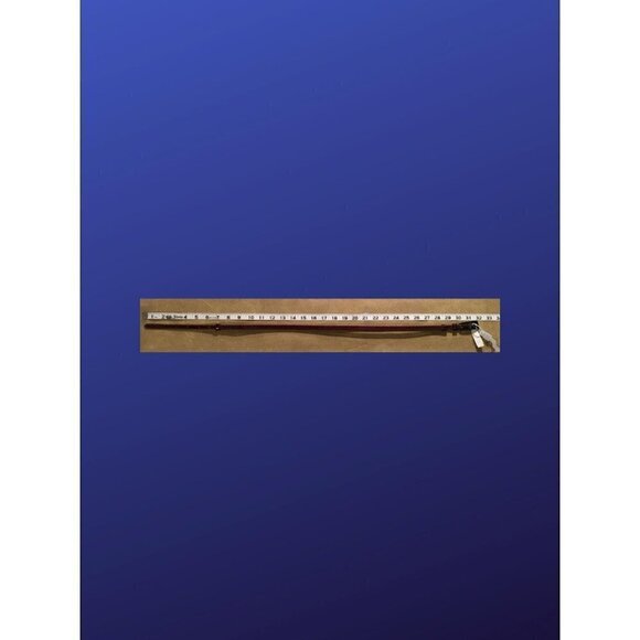 NEW YORK & COMPANY Adjustable Slide Skinny Belt, Faux Burgundy Reptile, XL, NWOT - Picture 3 of 4